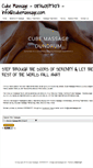 Mobile Screenshot of cubemassage.com